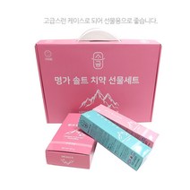 히말라야 핑크 솔트 치약 양치 세트 소금 답례품 분홍 숄트 결혼식 조문 칫솔 선물 셋트, 단품, 단품