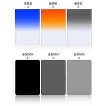 카메라 필터 Grad GND8 ND4 ND2 Z 시리즈 100x150mm 소프트 스퀘어 Lee 및 Cokin Z-Pro 홀더용 Graduated N, 03 ND2
