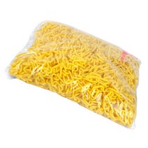 아파트 가게앞 주차금지 가림막 체인 줄 통제줄 사슬고리 주차안내 공사중, 체인 황색(8mmX50m)