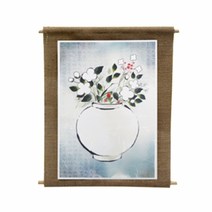 스쿨문구 수묵화 족자 단품1 백자 diy 만들기, 단품