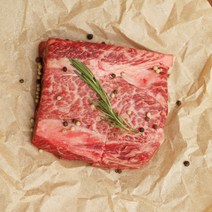 미국산 앵거스 CAB 꽃갈비살(진갈비살) 스테이크용 300g 마블링 꽃갈비살 캠핑고기 화로고기, 300g 1팩