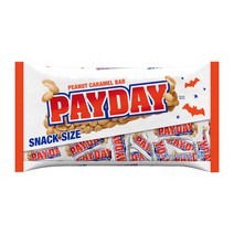 PAYDAY Peanut Caramel Snack Size Candy 페이데이 피넛 캔디 328g X 2개