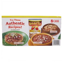 로사리타 트래디셔널 리프라이드 빈 콩통조림 454g 8팩 Rosarita Traditional Refried Beans