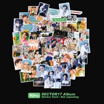 시나모롤학용품 문구세트107 개/대 Kpop 스티커 Lomo 카드 새 앨범 ATTACCA HD 사진 문자, 03 SEVENTEEN-3