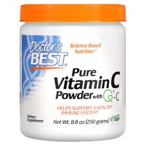 닥터스 베스트 Q C 함유 순수 비타민C 분말 250g(8.8oz)옵션확인필수
