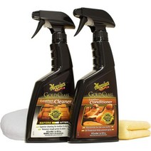 Meguiars Leather Care Kit 맥과이어 차량 카 시트 가죽 케어 키트 각 473ml, Cleaner and Conditioner