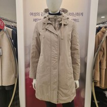 올리비아로렌 덕다운 후드 탈 부착 사파리 VVC KDXS 1141