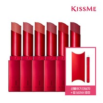 [1 +1][선물세트증정] 키스미 아이 퍼스트 매트 립스틱, 단품, 선택1:03 코랄 선셋|선택2:06 칠링 마젠타