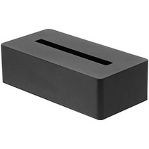 Yamazaki Business (Yamazaki) 티슈 케이스 검은 크기 : 대략 W26.5xD13.5xh7.5cm 타워 4216, 단일옵션