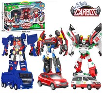 ulee 헬로카봇 에이스 소방차 경찰차 구급차 붐바 호크 프론 댄디 스카이 아티 남아장난감 선물 3종세트, 세트2