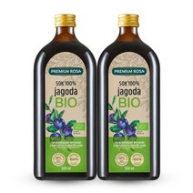 프리미엄로사 유기농 빌베리 원액 100% 건강즙 2병, 없음