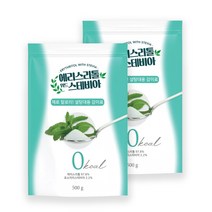 자연미가 에리스리톨 위드 스테비아설탕 1kg(500gx2봉), 500g, 2개