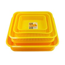 노란바구니 정리바구니 사물함 유치원 교재교구 정리함, 옐로우 2호, 2호 옐로우 1개