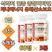 학생 수험생 피로 멀티 비타민 영양제 유해산소 보호 피로 활력 개선 종합 건강 식품 체내 에너지 엽산 판토텐산 나이아신 20대 30대