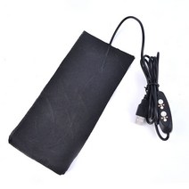 전자파없는전기매트 침대용전기매트 거실전기매트 1pcs usb 5v 탄소 섬유 난방 패드 핸드 워머 usb 난방 필름 전기 겨울 적외선 발열 열 매트, 10x20cm
