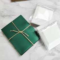 드립백 포장지 커피 용품 필터 제작 만들기 차 여과지 거름망 그린, 50매세트