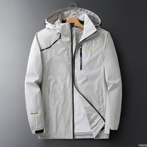 vsyoy블루 메쉬 DD SHELL 자켓 트렌치 코트 모자를 벗을 수 있다. 방수 등산