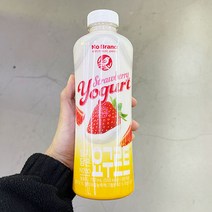 서울에프엔비 딸기담은요구르트 750ml x 3개, 아이스보냉백포장