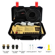 산업용 청소기 초강력 3000W 고온 고압 스팀 다기능 청소 기계 매트 카펫 러그 소파 자동차 가정용 세탁기, [01] 미국, [01] 220V, [01] WHITE