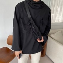 맨즈건 남자 풀오버 후드 포켓 바람막이 맨투맨 13791