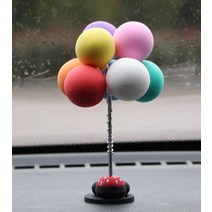 자동차 장식 인형 크리에이티브 풍선 귀여운 인테리어 가구 용품, 1.colour