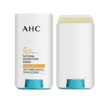 AHC 2021년 신제품 내추럴 퍼펙션 프레쉬 선스틱 17g (SPF 50+), 4개_하얀색 제형