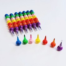 7색꼬치색연필 줄줄이색연필 이모티콘색연필