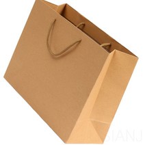 리시안제이 30X25CM 인쇄 프린트용 종이가방 무지 브라운 행사상품 선물가방