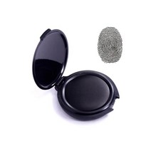스템프라벨 도장 색인 1pc 지문 잉크 패드 인식 Notary Supplies 식별 보안 Id 카드 키트 D7x5, [03] black
