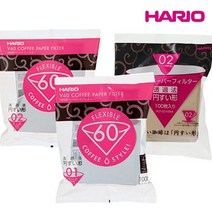 하리오 핸드 드립 세트 필터 100매, 하리오 필터 1-6인용 화이트 100매