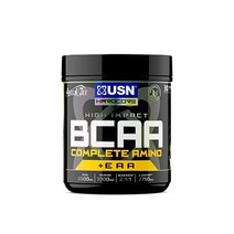 USN 컴플리트 아미노 사과향 BCAA + EAA 400g 30인분 : 높은 충격의 분지쇄과 필수 아미노산 분말, 사과, 400g (1팩)