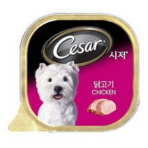 시저 반려견 주식캔, 닭, 100g, 5개