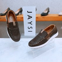 제이시 남성로퍼 캐주얼 가죽 스니커즈 3cm M005