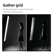 스튜디오 박스 포토부스 자연광조명 배경지거치대 Godox-스트로브 플래시 라이트 스퀘어 우산 소프트 박스, 03 80x120cm Grid