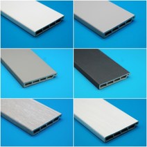 걸레받이몰딩 PVC 바닥몰딩 60mm (2.4미터)-착불배송, 펄백색, 1개