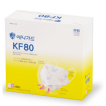 애니가드 웰빙 황사 뉴 마스크 프리미엄 소형 KF80, 1개입, 250개