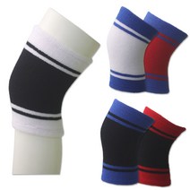 스포츠 무릎보호대/털보호대/면보호대/에어로빅 댄스스포츠 등산 축구 농구 헬스 런닝 요가 필라테스 골프 테니스 스쿼시 배드민턴 각종운동 임산부 노약자 어르신 압박 타이트 재활, 05_레드+블랙, 면무릎보호대