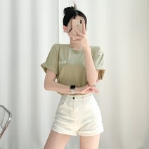 티데일리 남녀공용 키프 오버핏 20수 라운드 반팔 티셔츠