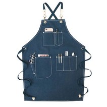 오가닉올 캔버스 미용 앞치마, 캔버스 미용 앞치마(네이비)