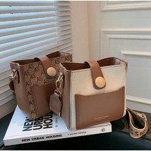 [YL]와이드 숄더 물통 스몰백 여 가을 스몰 토트 숄더 크로스백