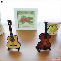 고품격디자인 기타교실장식 기타매장 노래교실 악기미니어쳐 책상위장식, 기타