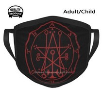 살로몬 Astaroth Sigil Demon Goetia Solomon Grimoire Occult 666 부드럽고 따뜻한 입 마스크 악마 악마의 고에티