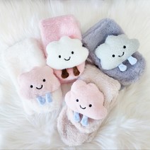 샤이니유 구름 아기 유아목도리 극세사 털