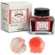 붓 펜 캘리그라피 만년필 kuretake ecf160-534 ink cafe meiji no iro iron 일본 직배송, 빨래 버밀라