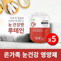 안구 망막 각막 노안 눈 시릴때 건조할때 침침할때 따가울때 간지러울때 영양 공급 에 좋은 먹는 시력 눈건강 황반변성 루테인 영양제, 5BOX(5개월분)