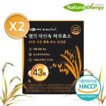 내추럴에너지 웰핏 자연속 하루효소 43종 곡물 발효 효소 유산균 3g, 4) 2개월분