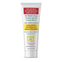 Dead Sea Warehouse 어메이징 미네랄 스킨 폴리쉬 사해 솔트 페이스 바디 스크럽, 8.8 Ounce (Pack of 1)