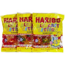 하리보 알파벳 레터스 142g 3팩, 1개