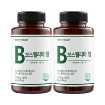 바디프로젝트 프리미엄 인도산 보스웰리아 1000mg x 60정, 2개(4개월분) 120정, 2개