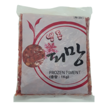 [얌얌마켓] 냉동 홍피망 다이스컷 1kg (아이스박스 포함)